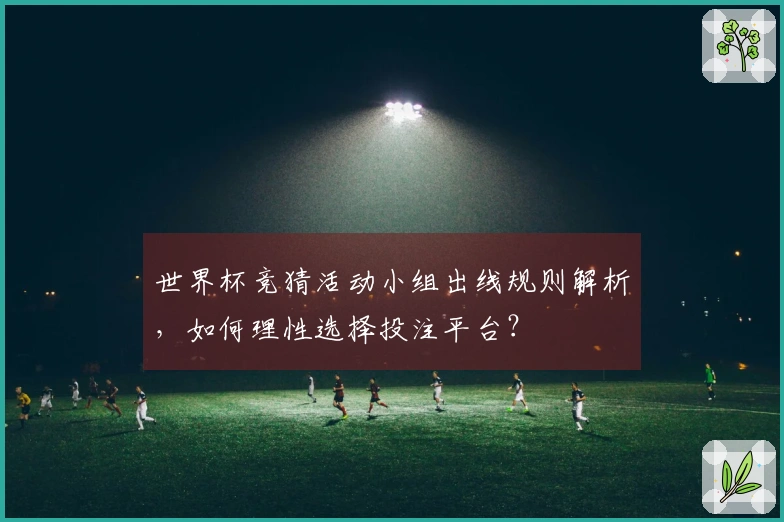 世界杯竞猜活动小组出线规则解析，如何理性选择投注平台？